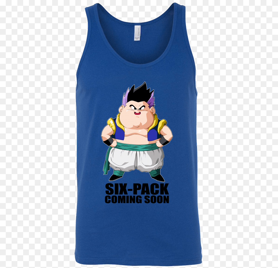 Gotenks Six Pack Coming Soon Fat Gotenks, Baby, Clothing, Person, Tank Top Png Image