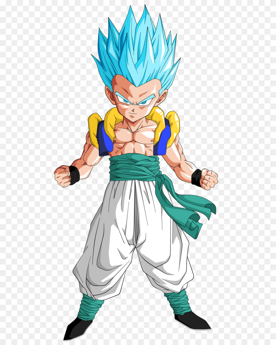 Gotenks Trunks Yamcha Dragon Ball Fusions, Book, Comics, Publication, Baby Free Png Download
