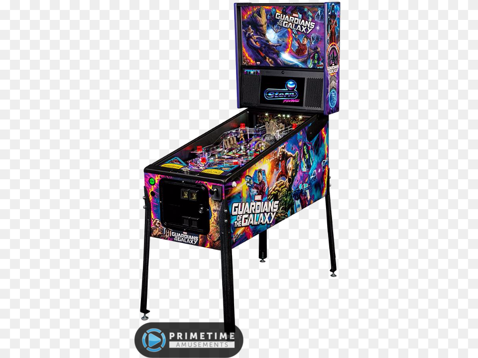 Gotg Premium Guardians Of The Galaxy Pinball Machine, Arcade Game Machine, Game, Computer Hardware, Electronics Free Transparent Png