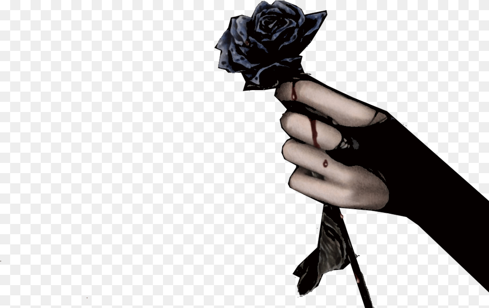 Goth, Rose, Body Part, Finger, Flower Free Transparent Png