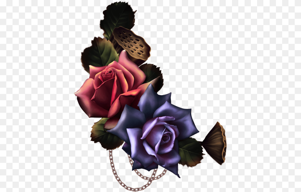 Goth Bouquet Clip Art Decoupage Transparent Gothic Flowers, Flower, Flower Arrangement, Flower Bouquet, Plant Png Image