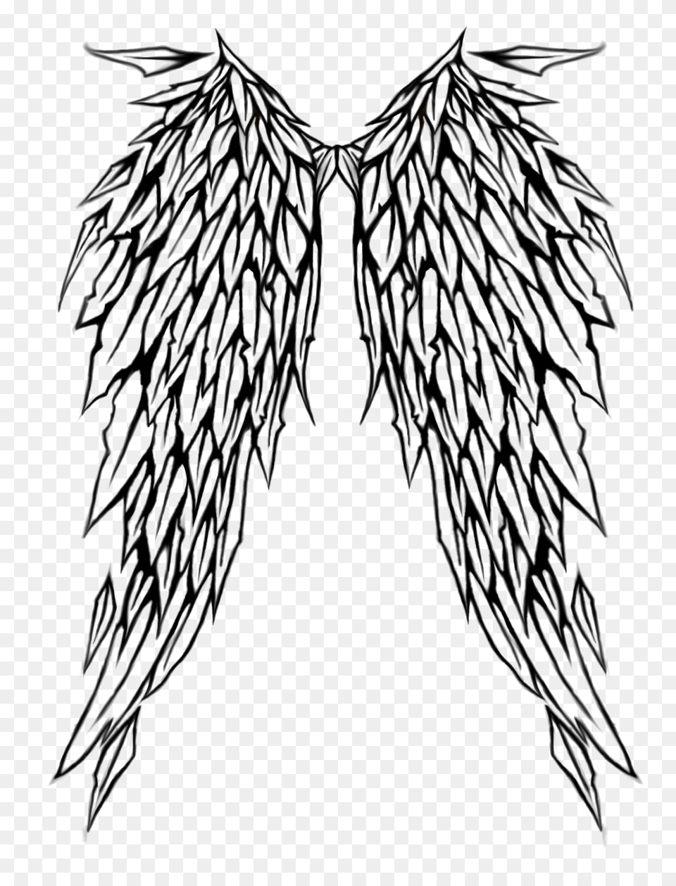 Goth Tattoo Picture Arts, Art, Drawing, Animal, Bird Png Image