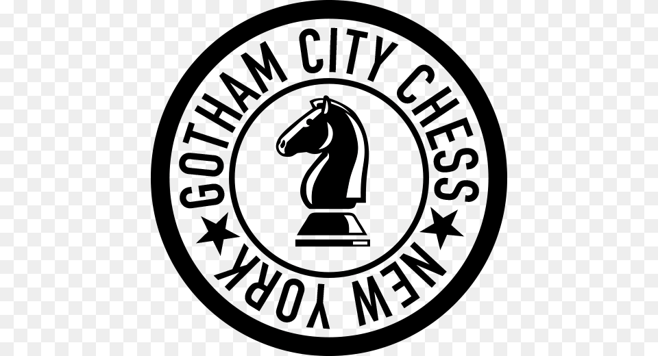 Gotham City Chess Water Utilities Corporation Logo, Stencil, Silhouette Png