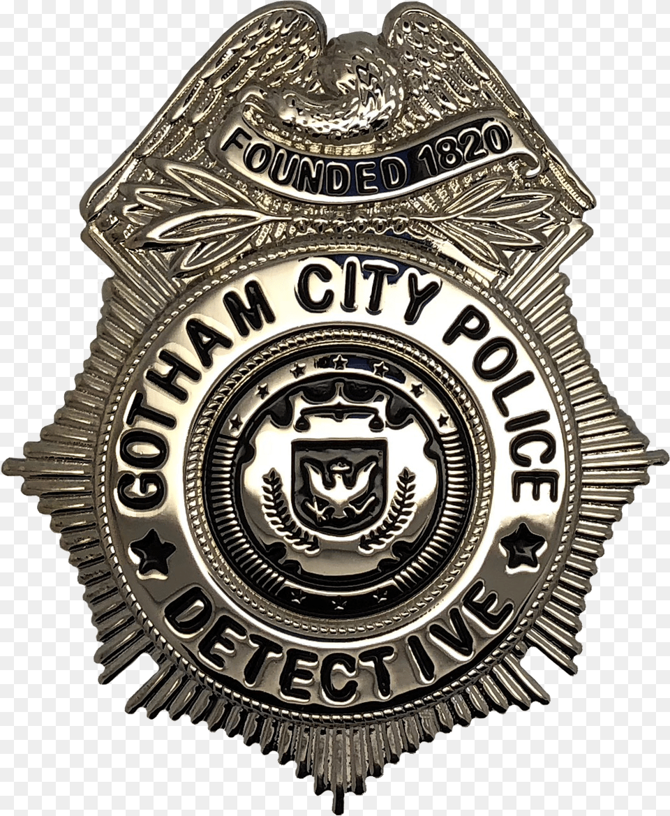 Gotham City Detective Shield, Badge, Logo, Symbol Png