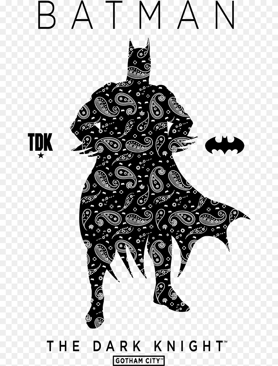 Gotham City Silhouette, Gray Free Png Download