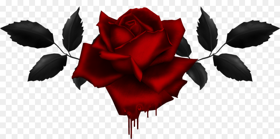 Gothc Clipart Rose Gothic Rose, Flower, Plant Free Transparent Png