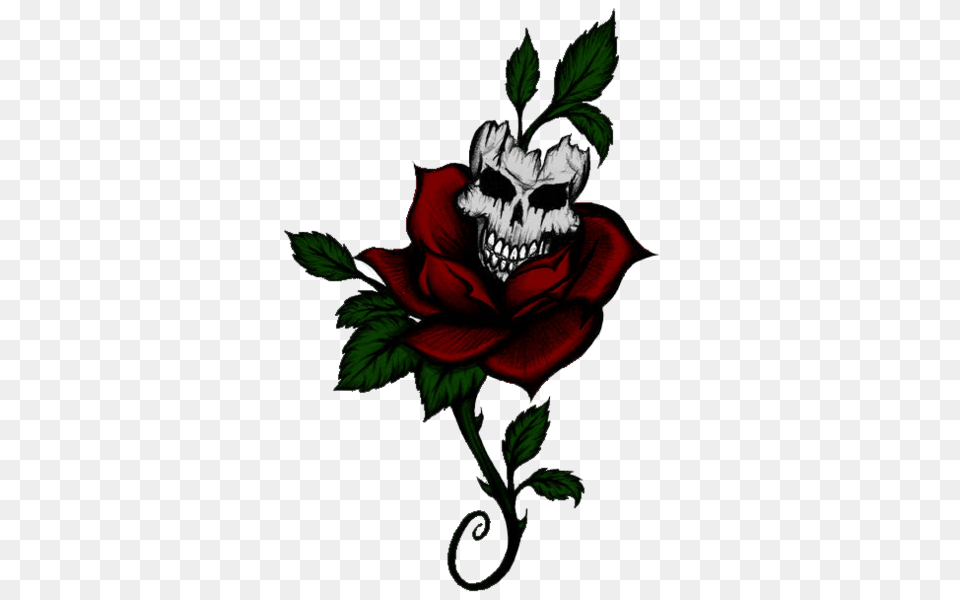 Gothic, Flower, Plant, Rose, Art Free Png