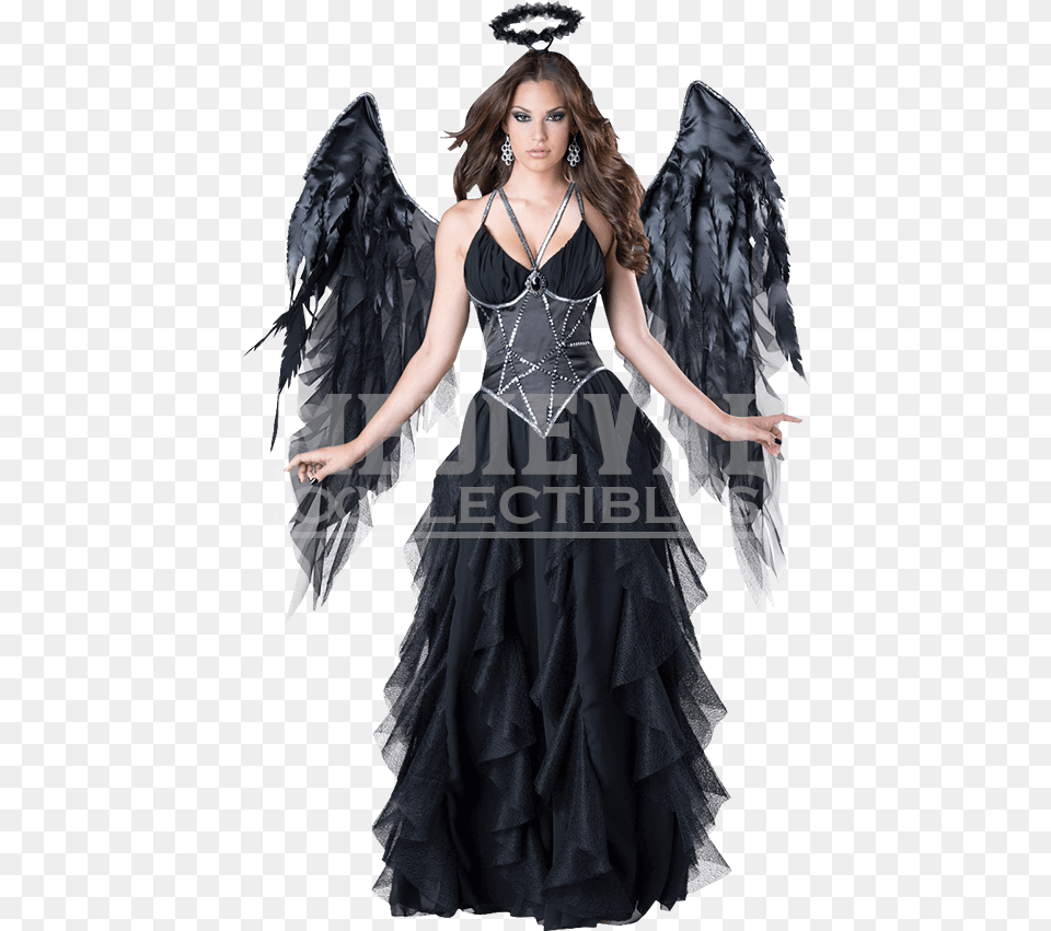 Gothic Angel Alice Angel Halloween Costume, Fashion, Clothing, Dress, Formal Wear Png Image