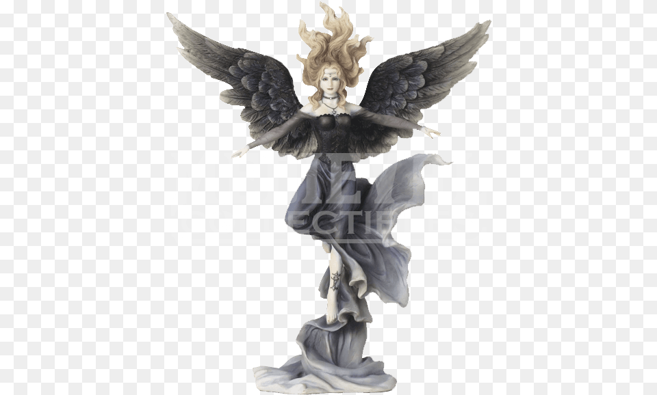 Gothic Angel Statue Female Angel Fantasy Art Figurines, Adult, Bride, Person, Wedding Free Transparent Png