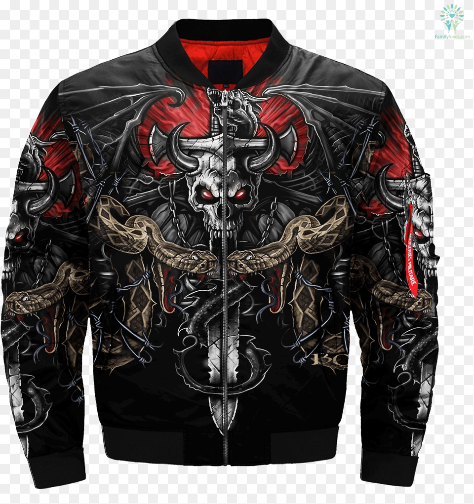 Gothic Anne Stokes Skulls Over Print Jacket Tag Familyloves Hoodie, Clothing, Coat, Adult, Male Free Png