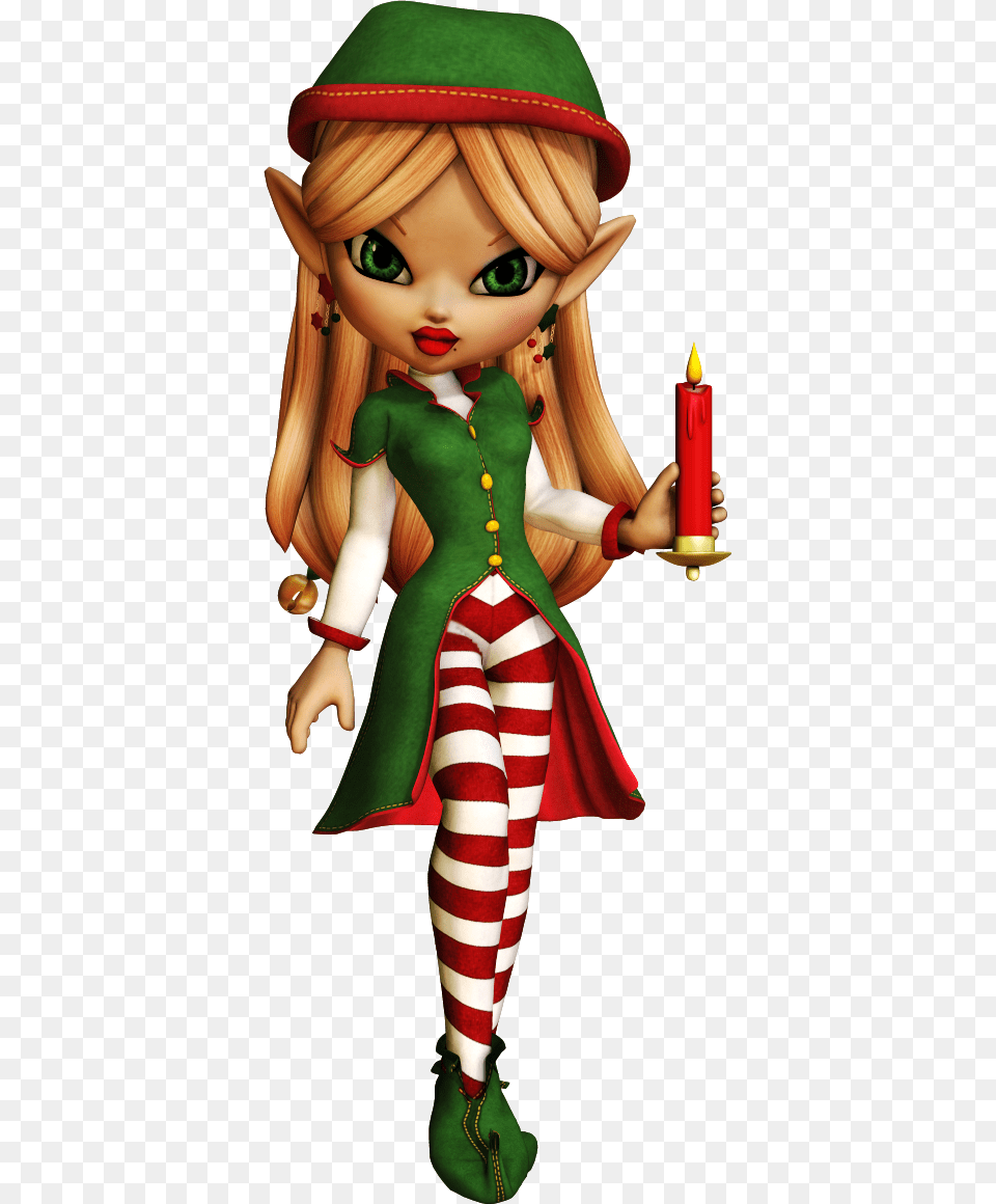 Gothic Clipart Christmas, Elf, Doll, Toy, Face Png Image