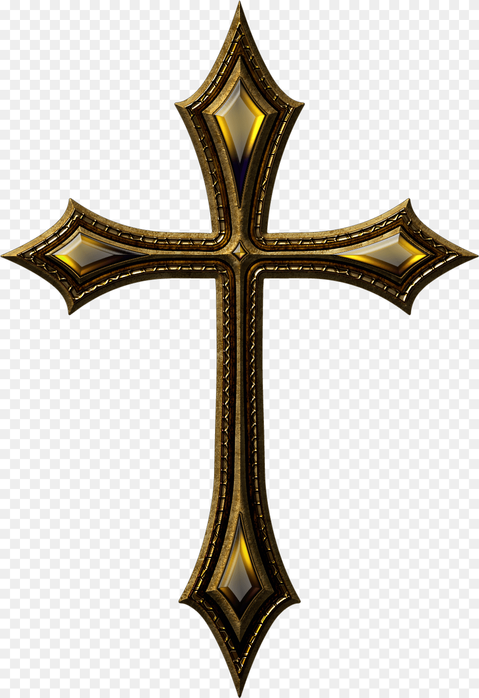 Gothic Cross 2 By Jojo Ojoj Gothic Cross, Symbol, Crucifix Png Image