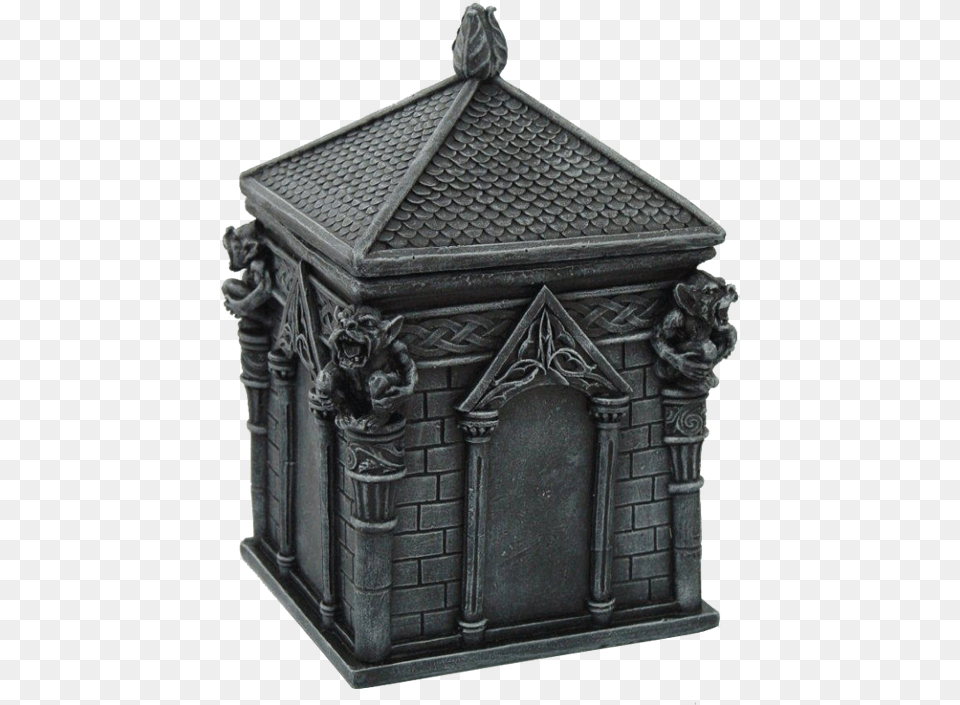 Gothic Mausoleum Box By Medieval Collectibles Gothic Architecture, Mailbox Free Transparent Png