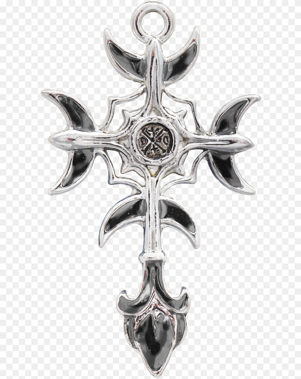 Gothic Moon Cross Gothic, Accessories, Symbol Png Image