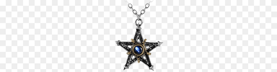 Gothic Pentagram Pendants Pewter Pentagram Pendants And Alchemy, Accessories, Pendant, Jewelry, Necklace Free Png Download