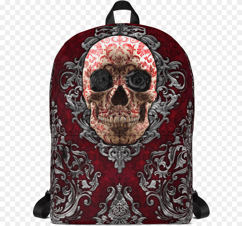 Gothic Skull, Backpack, Bag Png