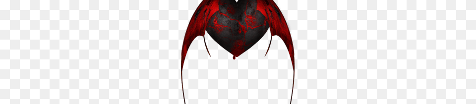 Gothic Winged Heart Image Heart Heart, Accessories, Leaf, Plant Free Png