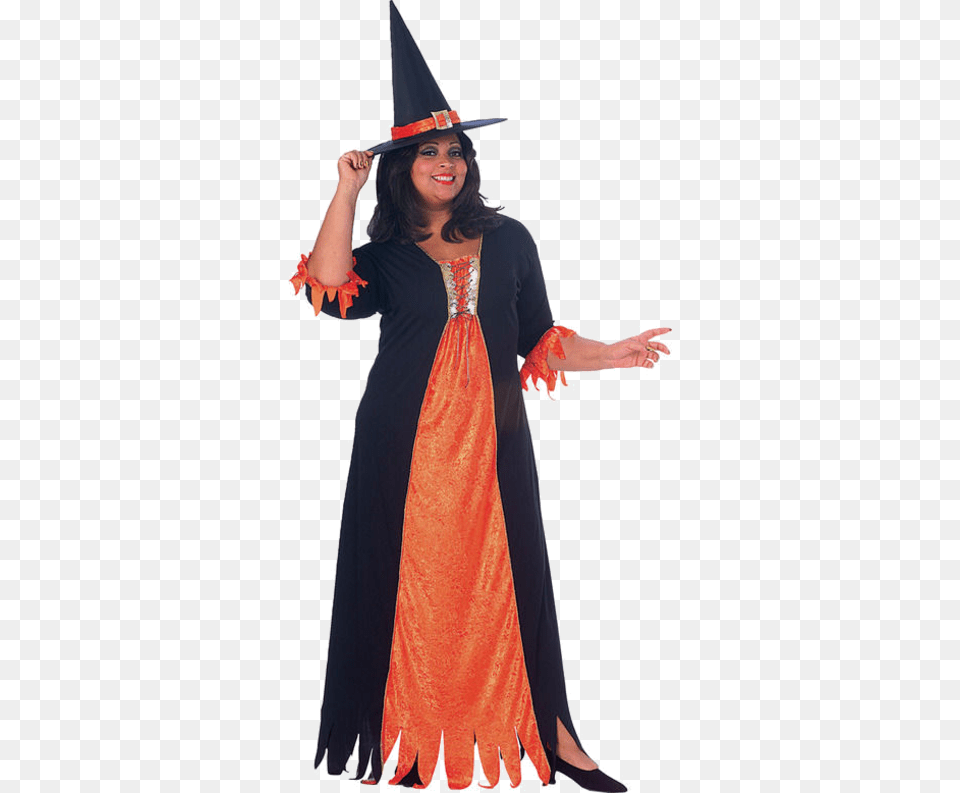 Gothic Witch Halloween Costume Woman Witch Costume, Adult, Clothing, Female, Hat Free Transparent Png