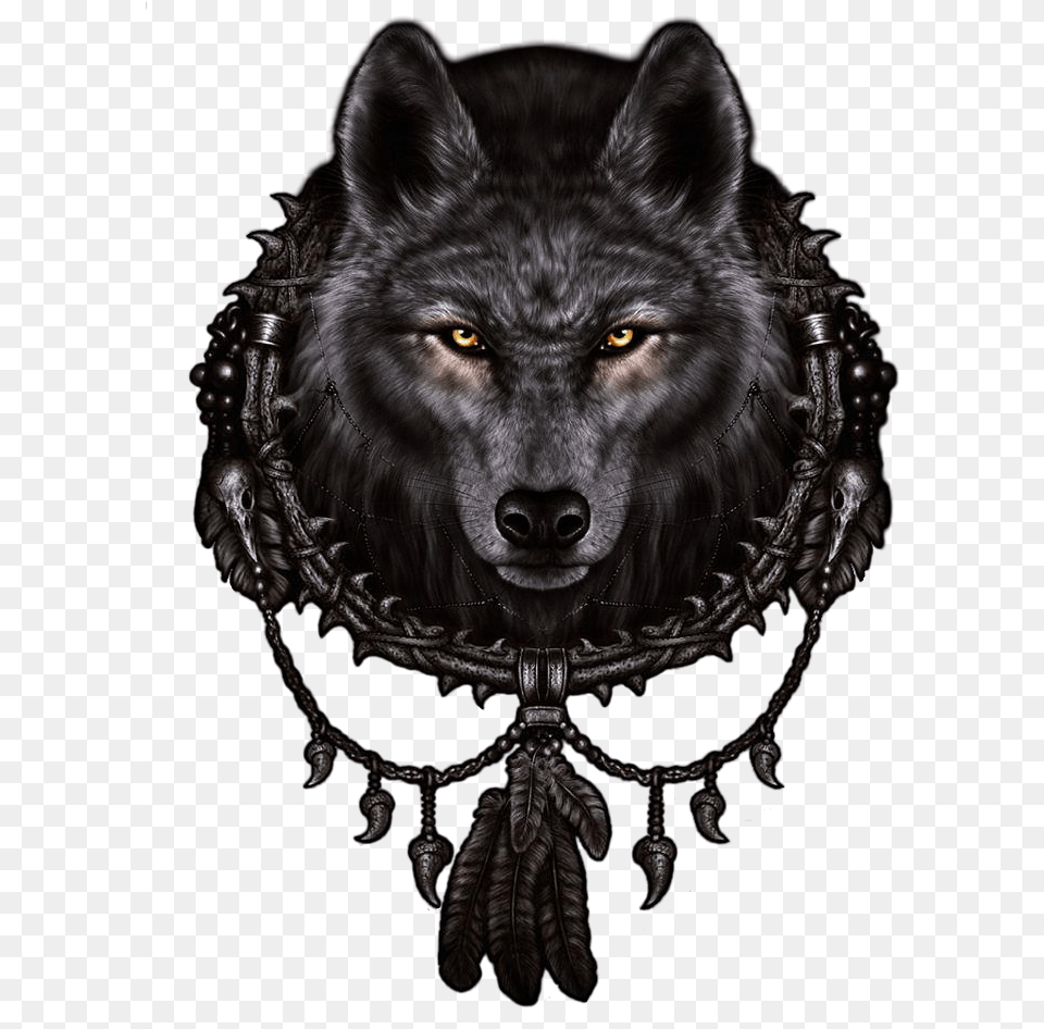 Gothic Wolf, Animal, Mammal, Canine, Dog Png Image