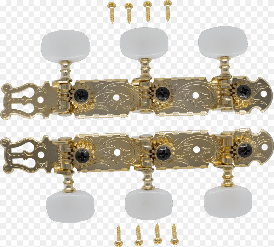 Gotoh Lyra Style For Classical Guitar Flash Gold Acoustic Guitar, Bronze, Chandelier, Lamp, Appliance Free Png Download