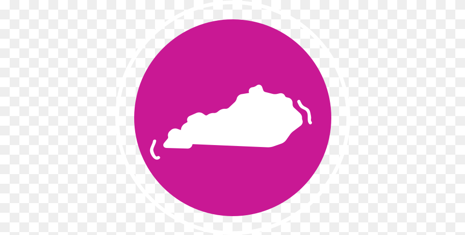 Gotr Central Kentucky Girls On The Run Kentucky, Purple, Sticker, Disk, Logo Png