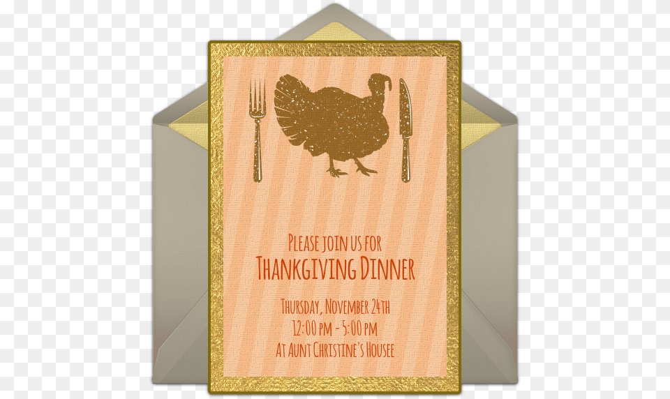 Gotta Love This Free Thanksgiving Invitation With A Rooster, Animal, Bird, Chicken, Poultry Png