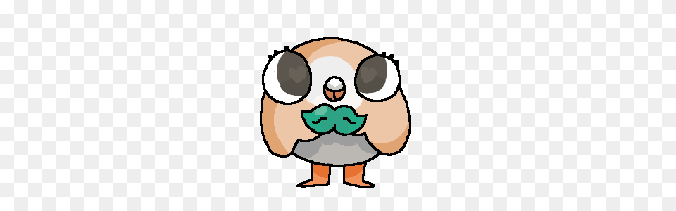 Gotta Sprite Em All Alola Rowlet, Head, Person, Face, Animal Free Transparent Png