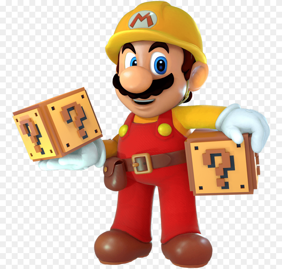 Goty Mario Mario Maker Action Figure, Baby, Face, Head, Person Png