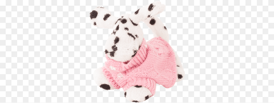 Gotz Dalmation James Plush Puppy With Sweater And Leash, Toy, Animal, Bear, Mammal Png