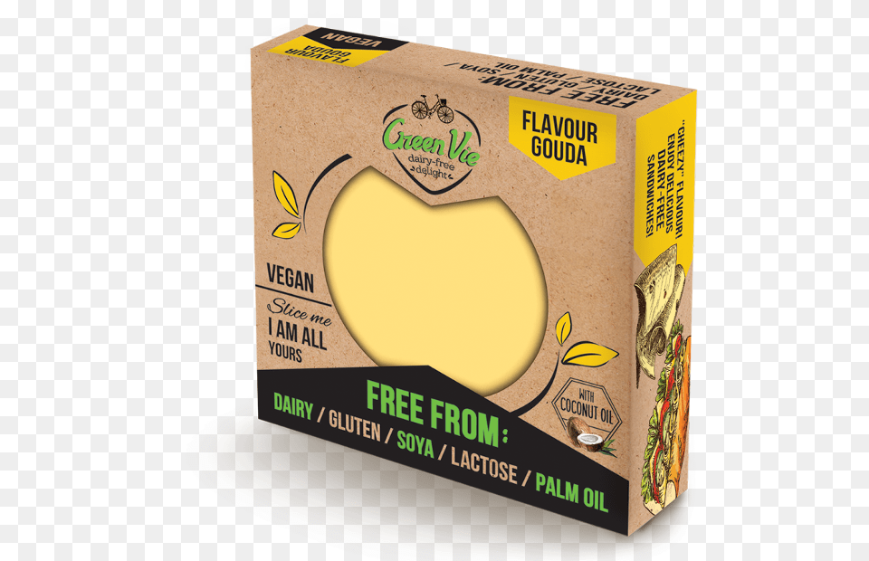 Gouda Flavour In Block Green Vie Mozzarella, Box, Cardboard, Carton Free Png Download