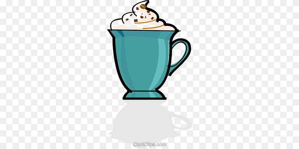 Gourmet Coffee Royalty Vector Clip Art Illustration, Cup, Beverage, Coffee Cup, Cream Png