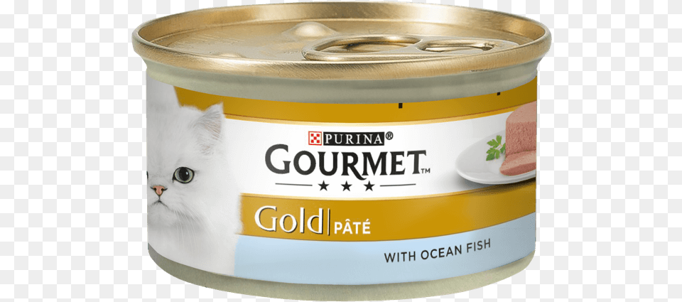 Gourmet Gold Pate With Ocean Fish Gourmet Gatto, Aluminium, Can, Canned Goods, Food Png