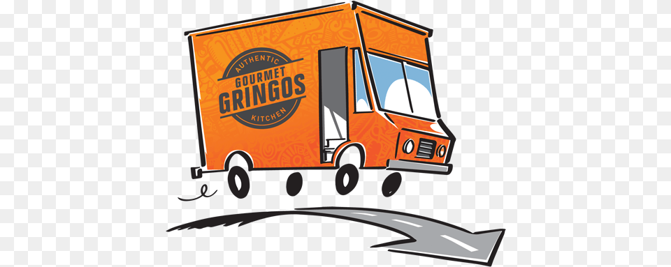 Gourmet Gringos Food Truck Vector Logo, Moving Van, Transportation, Van, Vehicle Free Png