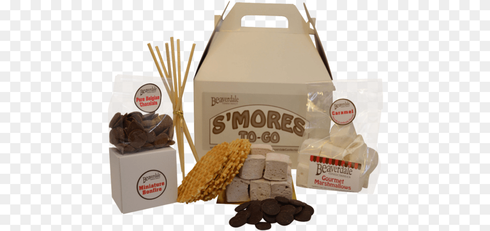 Gourmet Marshmallows And The Ultimate S39mores Kit Beaverdale, Bread, Cracker, Food, Sweets Png Image