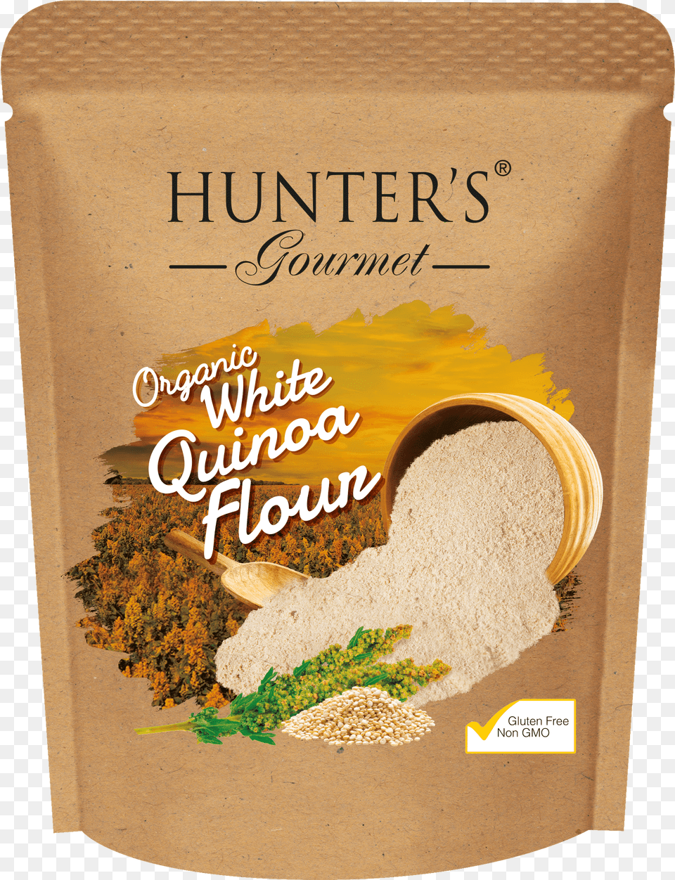 Gourmet Organic White Quinoa, Powder, Book, Publication, Flour Png Image