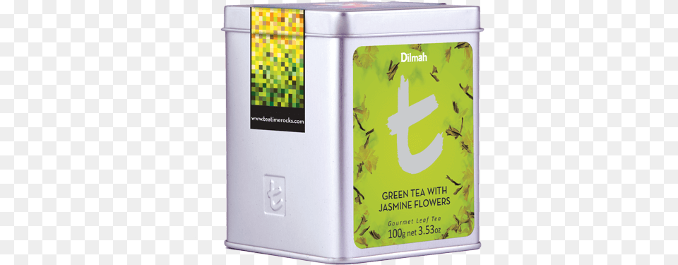 Gourmet Teas Green Tea With Jasmine Flowers Dilmah T Series Jasmine, Box, Tin, Appliance, Device Png