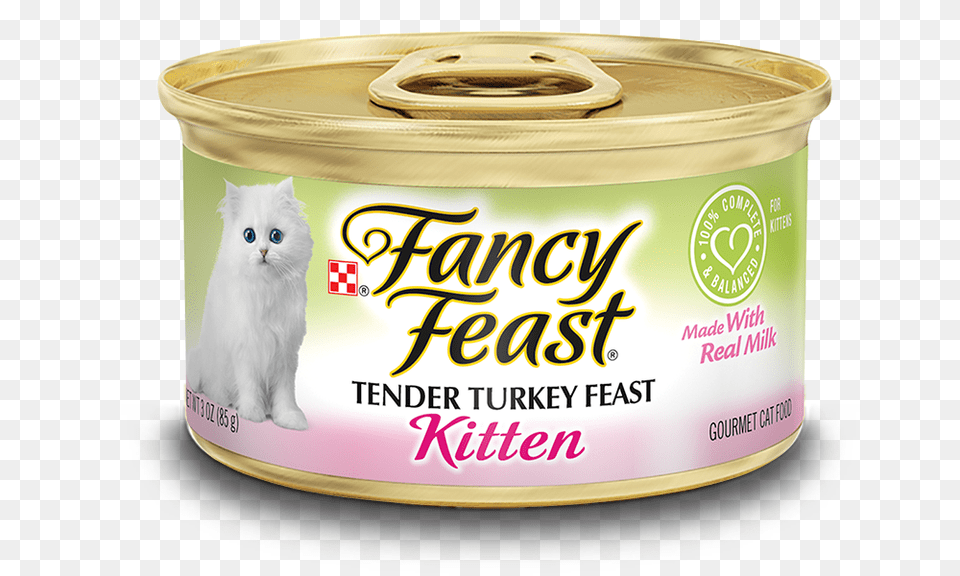 Gourmet Wet Kitten Food With Turkey Fancy, Aluminium, Can, Canned Goods, Tin Png