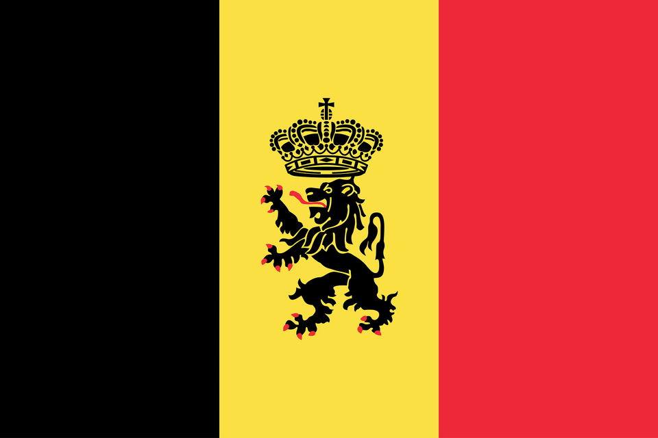 Government Ensign Of Belgium Clipart, Animal, Dinosaur, Reptile Free Png