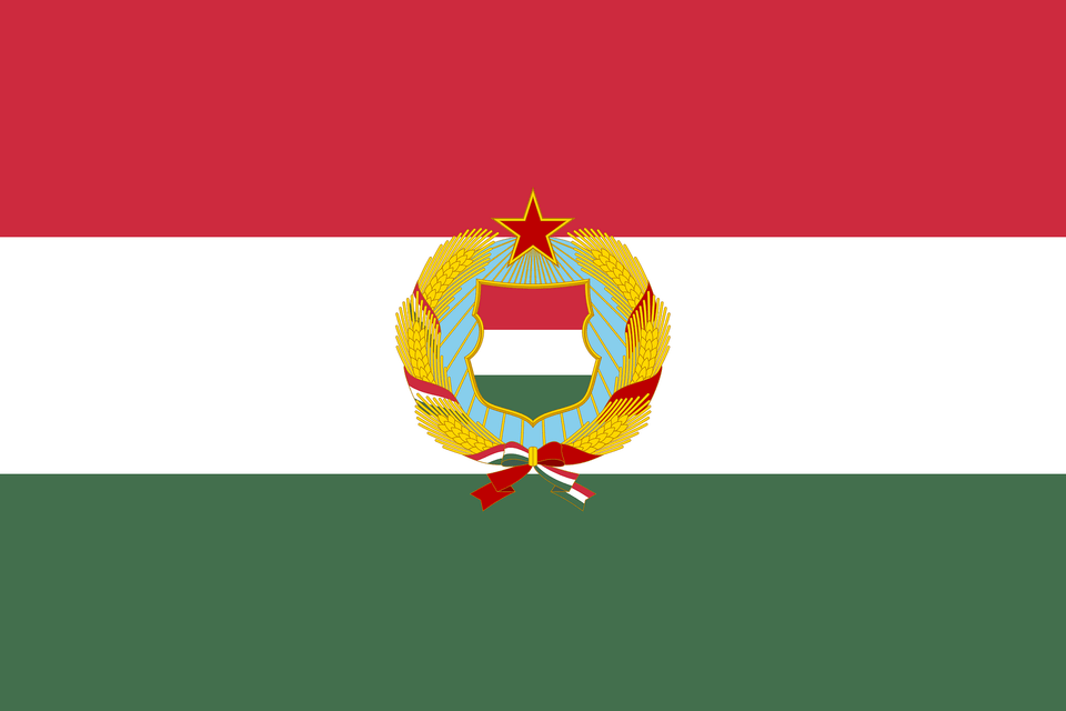Government Ensign Of Hungary 1957 1990 Clipart, Logo, Symbol, Emblem Free Png