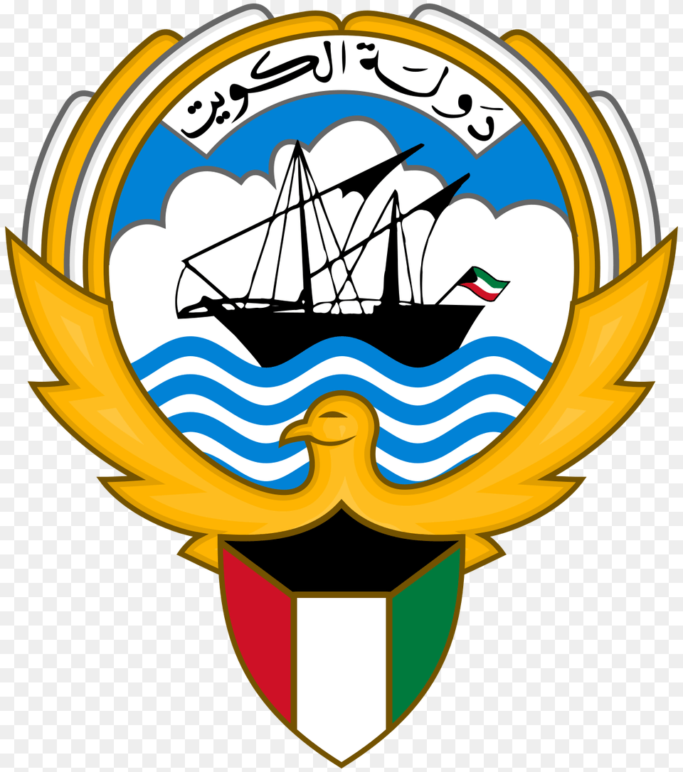 Government Of Kuwait, Badge, Logo, Symbol, Emblem Free Png Download
