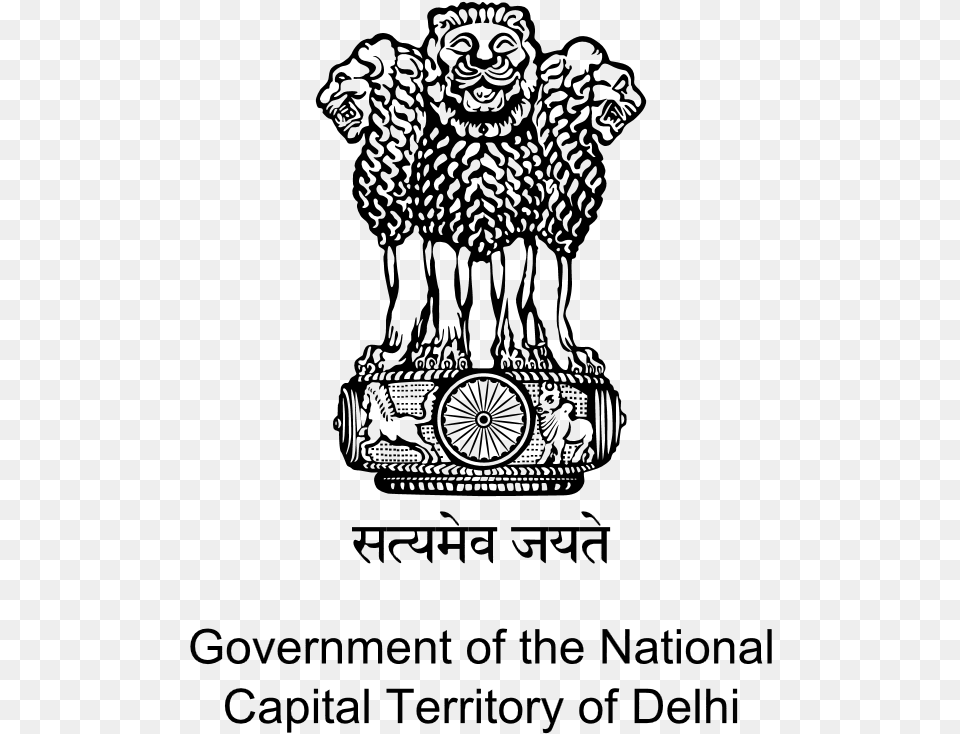 Government Of National Capital Territory Of Delhi, Gray Free Transparent Png