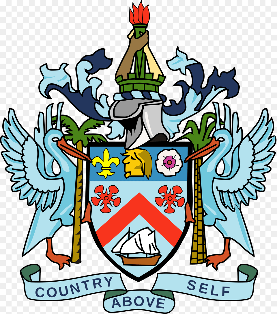 Government Of St Kitts And Nevis, Emblem, Symbol, Animal, Bird Png Image