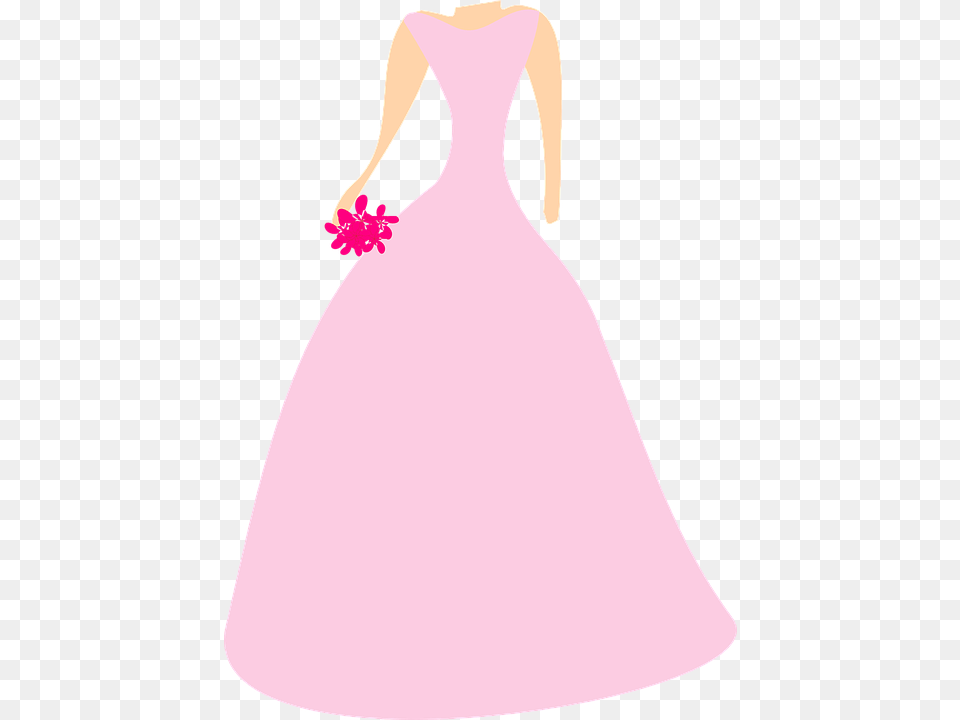 Gown, Wedding Gown, Clothing, Dress, Wedding Png Image