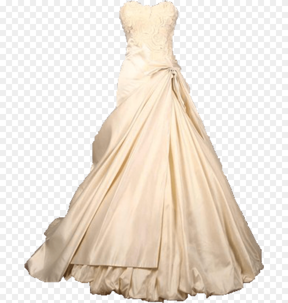 Gown Clipart Transparent Background Wedding Dress Transparent Background, Clothing, Fashion, Formal Wear, Wedding Gown Png Image