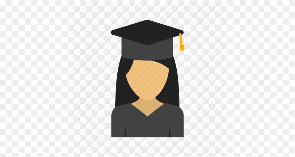 Gown Graduation Happy High Lady Students Success Icon, People, Person, Adult, Male Png