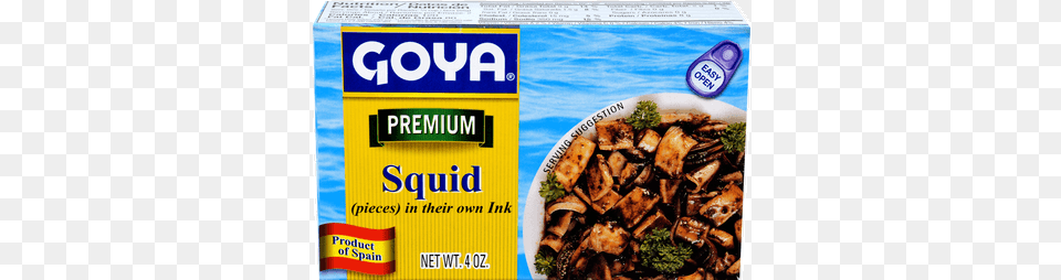 Goya Calamares En Su Tinta 4 Ounce 25 Per Case Goya Foods, Food, Lunch, Meal, Advertisement Png Image