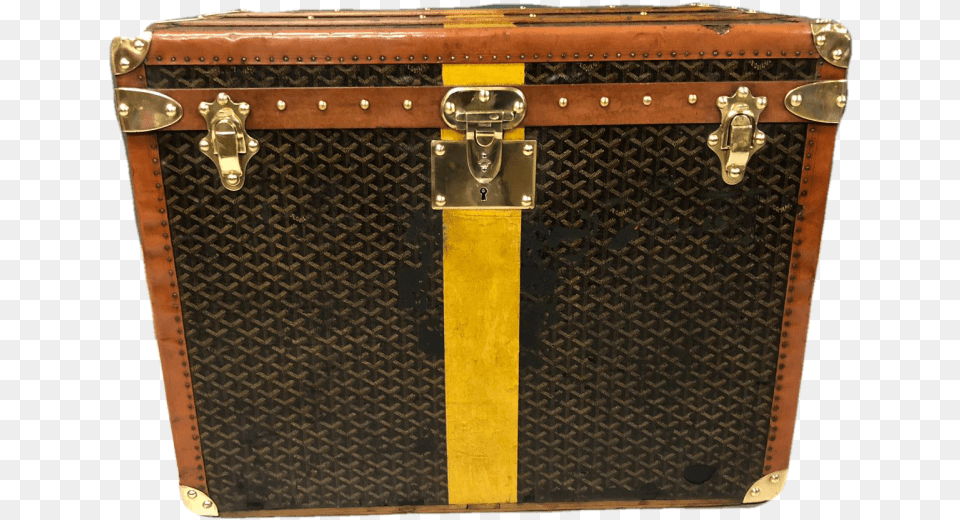 Goyard Antique Trunk Leather, Treasure, Box, Mailbox Free Transparent Png