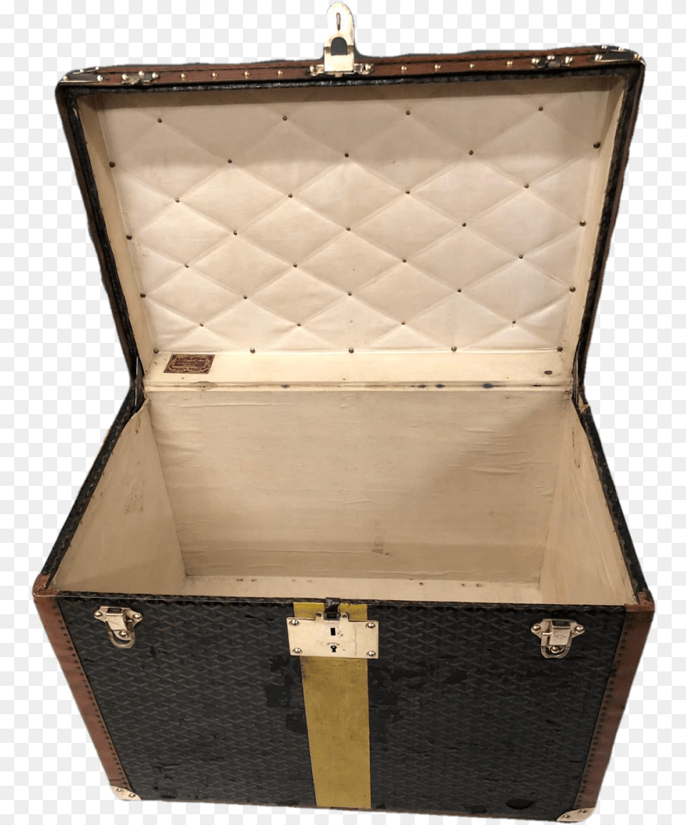 Goyard Antique Trunk Trunk, Box, Treasure, Mailbox Free Png Download