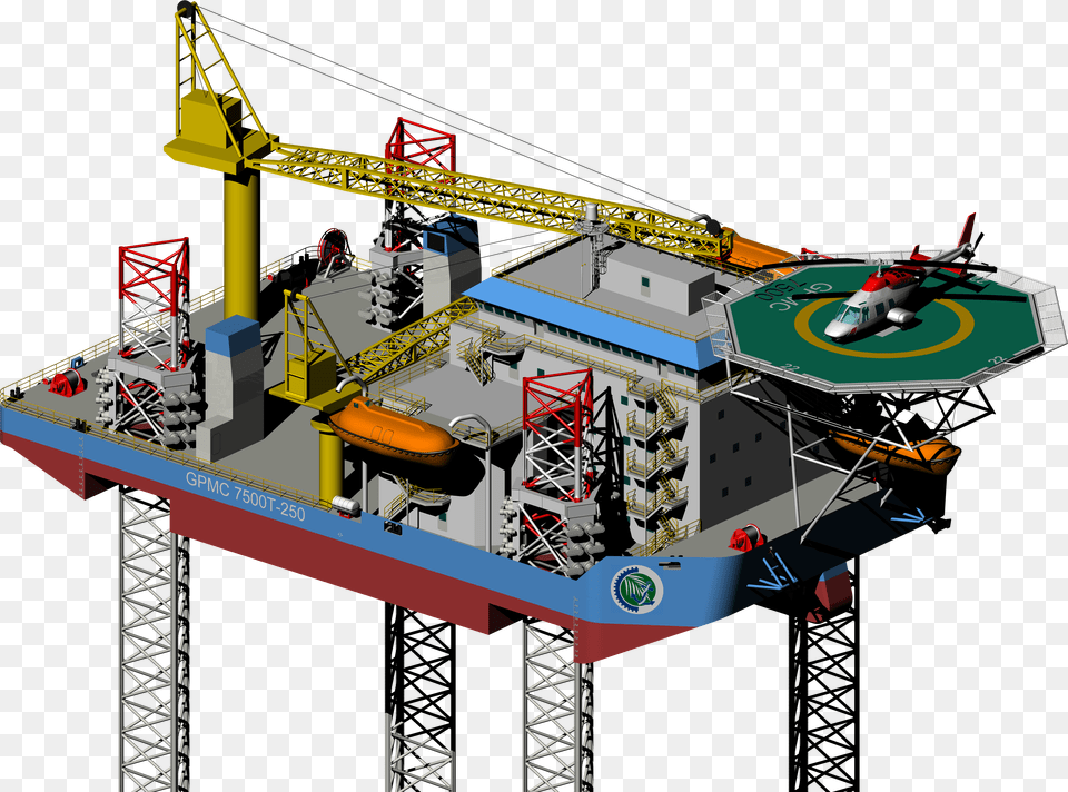 Gpmc Liftboats Jack Up Rig Free Transparent Png