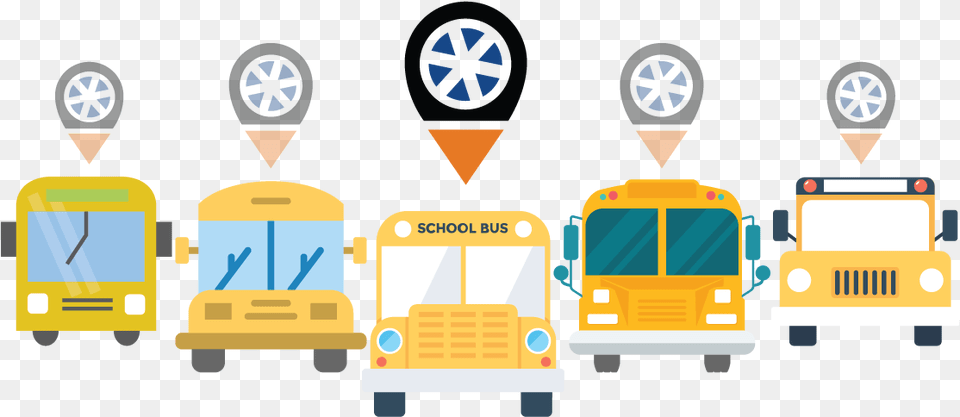 Gps Clipart Gps Tracking School Bus Tracking Icon, Transportation, Vehicle, School Bus, Bulldozer Free Png